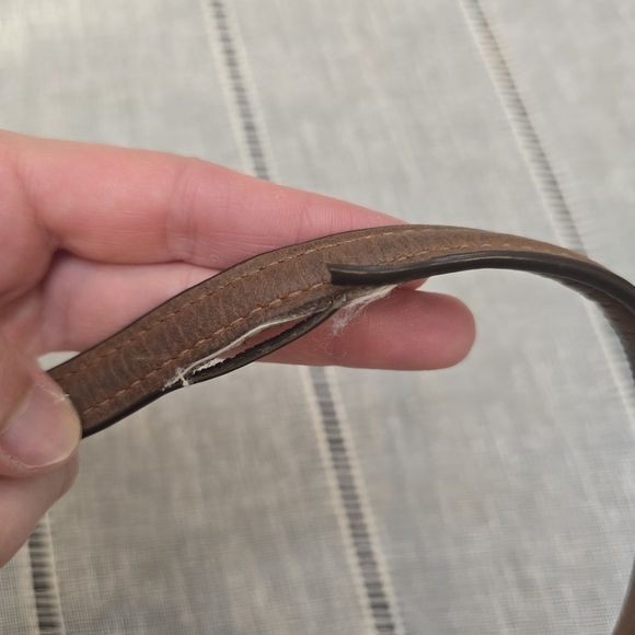 Coach New York Brown pebbled leather slouch handbag See Photos - Picture 12 of 16